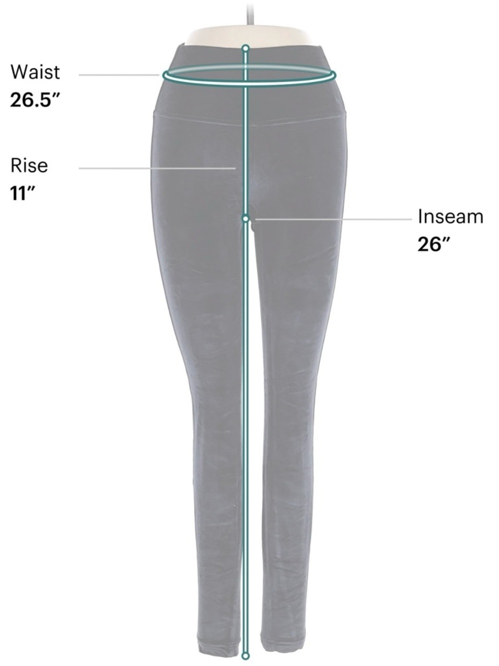 Lululemon Velvet Leggings Sz 4 Navy Blue High Waisted Luxe Clean Girl Aesthetic - Picture 4 of 5